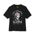 thumbnail image 1 of Stay Strapped or Get Clapped USA T-Shirt l 4th of July Independence Day Funny Viral Tee | 3 Colors - Unisex, 1 of 6