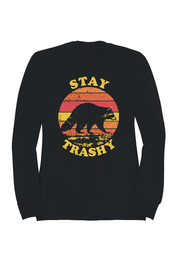 Stay Trashy Raccoon Vintage Men's Sweatshirt