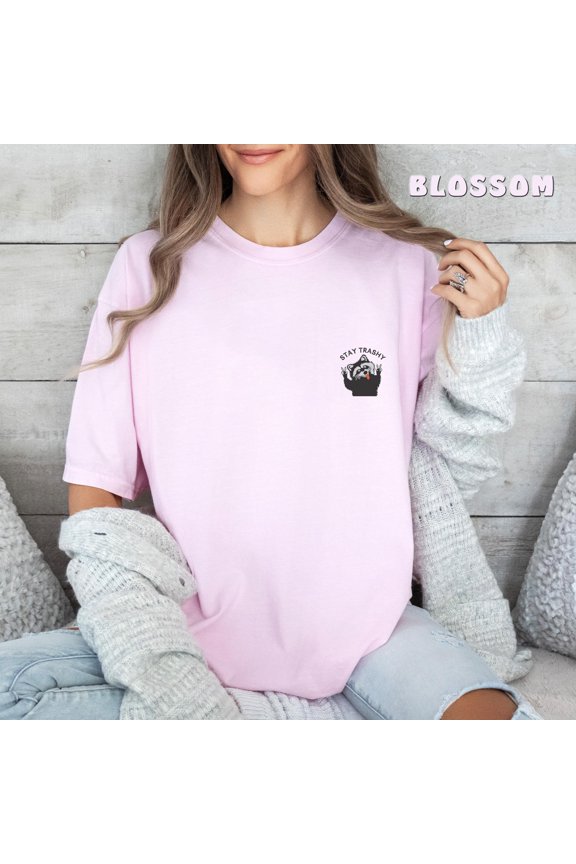 Stay Trashy Shirt, Retro Funny Tees, Meme Tee, Racoon Shirt, Meme Graphic T-Shirt, Raccoon Lover Tee, Funny Graphic Shirt