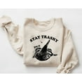 thumbnail image 1 of Stay Trashy Sweatshirt, Possum Shirt, Raccoon Sweatshirt, Cute Animal Shirt, Meme Sweatshirt, Vintage Raccoon Shirt, Cute Raccoon, 1 of 5