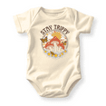thumbnail image 1 of Stay Trippy Mushroom Baby Bodysuit, Newborn Outfit, Baby Clothes, Gift&nbsp;for&nbsp;Children 0-3m Natural, 1 of 1