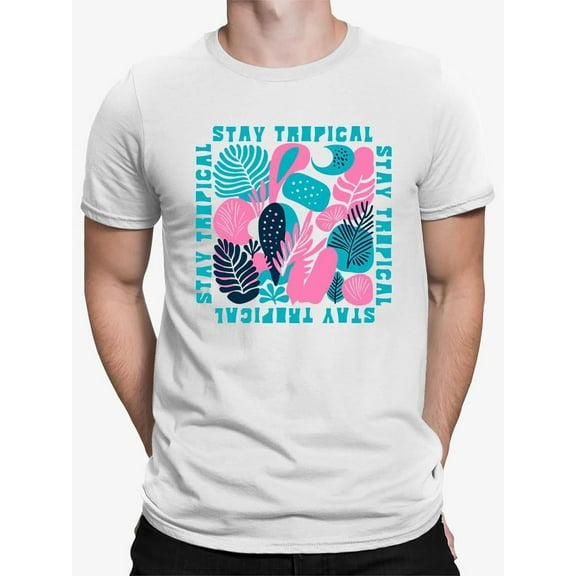 Stay Tropical Graphic Shirt T-shirt Men's