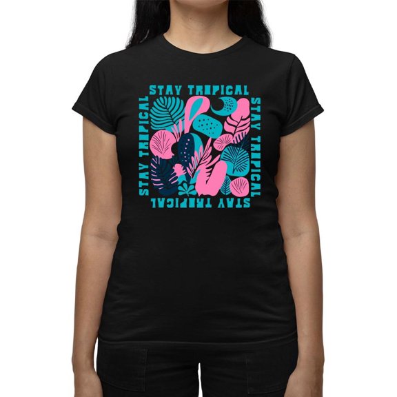 Stay Tropical Graphic Shirt T-shirt Women's