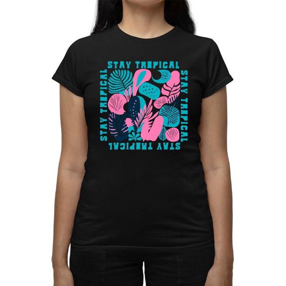 Stay Tropical Graphic Shirt T-shirt Women's