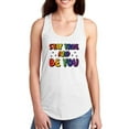 thumbnail image 1 of Stay True And Be You Racerback Tank Women -Smartprints Designs, Female Large, 1 of 4