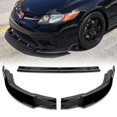 thumbnail image 1 of Stay Tuned Performance 3 Piece Front Bumper Spoiler Lip,Black, for 2006-2008 Honda Civic Coupe, 1 of 6