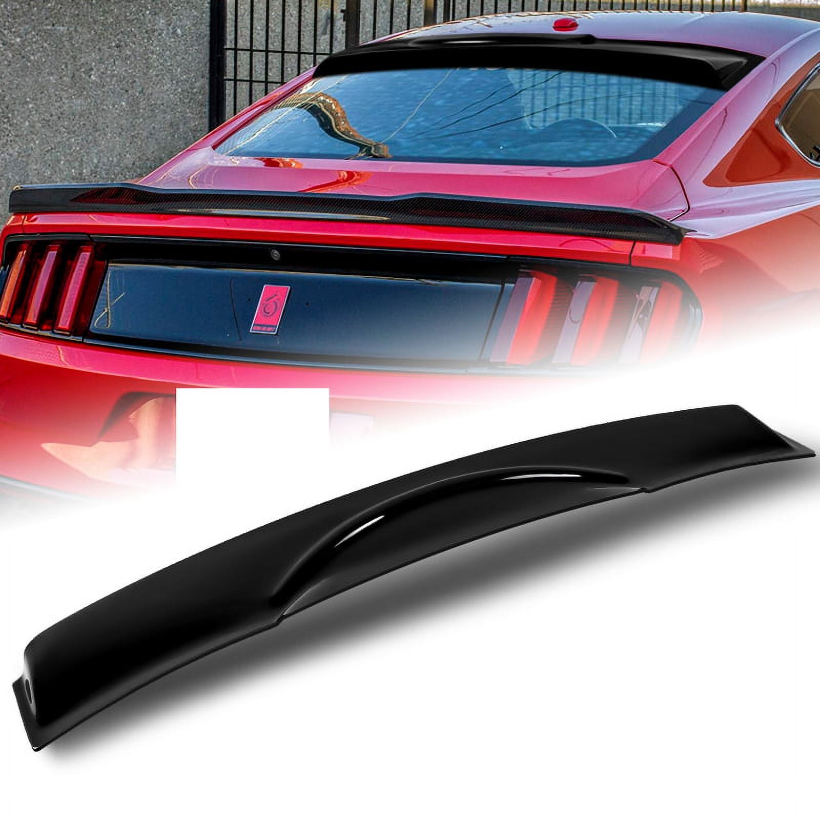 Stay Tuned Performance Black ABS Rear Window Roof Visor Spoiler Wing