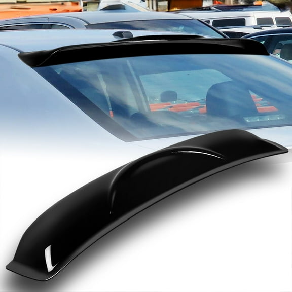 Stay Tuned Performance Black Acrylic Rear Window Roof Visor Spoiler Wing for 2014-2018 Toyota Corolla