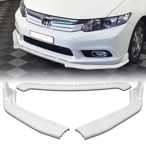 Stay Tuned Performance For 12 Honda Civic 4DR 9Th JDM CS-Style Painted White Front Bumper Body Kit Lip