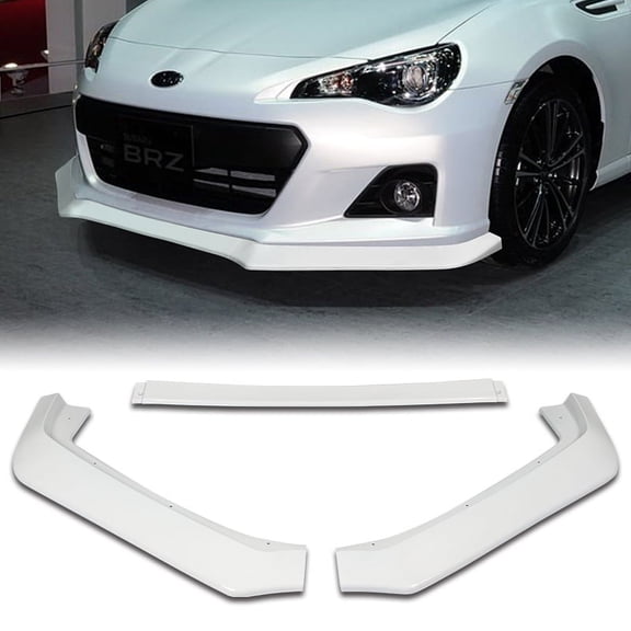 Stay Tuned Performance For 13-16 Subaru BRZ JDM CS-Style Painted White Front Bumper Body Kit Lip 3Pcs