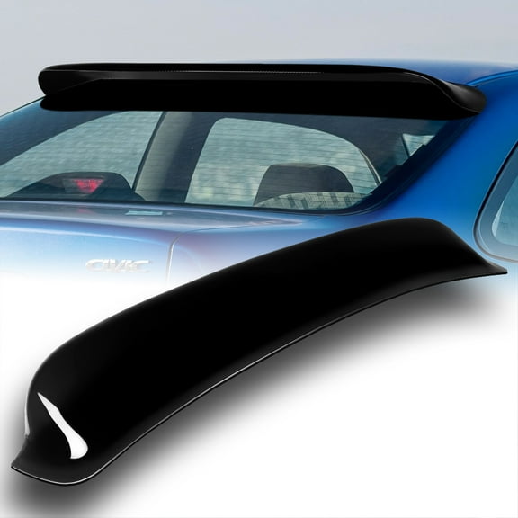 Stay Tuned Performance For 1996-2000 Honda Civic Coupe Black ABS Rear Window Roof Visor Spoiler