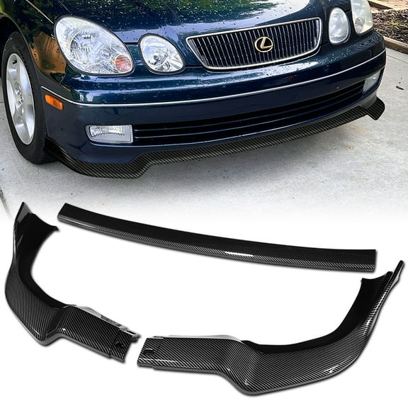 Stay Tuned Performance For 1998-2005 Lexus GS300 GS400 GS430 Carbon Painted Front Bumper Spoiler Lip
