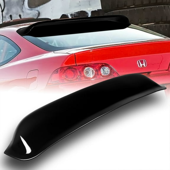 Stay Tuned Performance For 2002-2006 Acura RSX Black ABS Rear Roof Spoiler Window Visor Wing