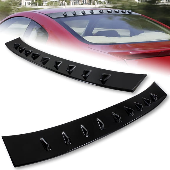Stay Tuned Performance For 2003-2007 Infiniti G35 Coupe Black Shark Fin Rear Roof Vortex Spoiler Wing