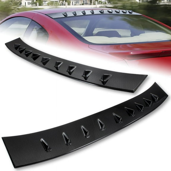 Stay Tuned Performance For 2003-2007 Infiniti G35 Coupe Carbon Style Shark Fin Rear Window Spoiler Wing