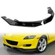 ترقب الأداء للفترة 2004-2008 Mazda RX8 RX-8 MS-Style Carbon Look Front Bumper Spoiler Lip 2pcs