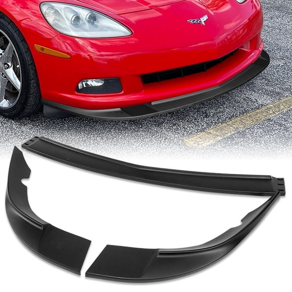 Stay Tuned Performance For 2005-2013 Chevy Corvette C6 Base Models Front Bumper Spoiler Lip ZR1-Style