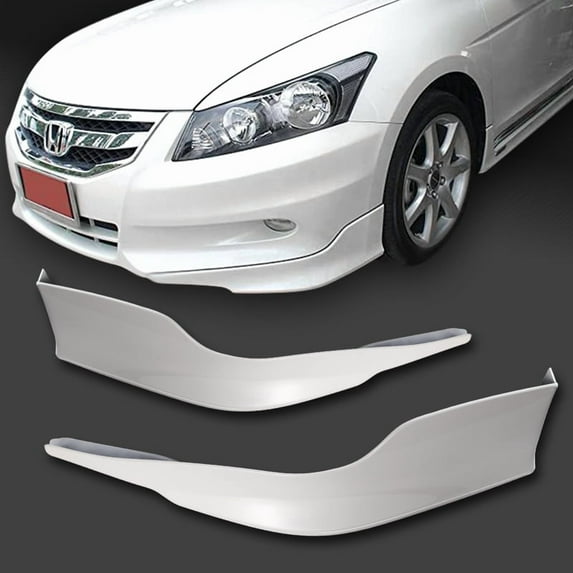 Stay Tuned Performance For 2011-2012 Honda Accord 4-DR Painted White Front Bumper Aprons Lip OE-Style