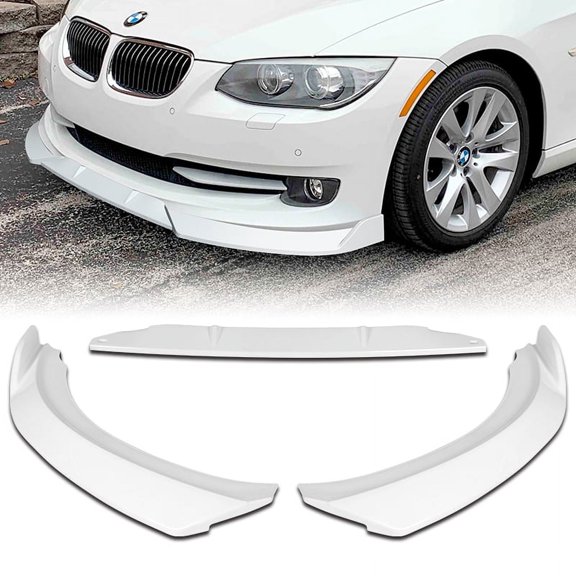 Stay Tuned Performance For 2011-2013 BMW 3-Series E92 E93 Coupe Painted White Front Bumper Spoiler Lip