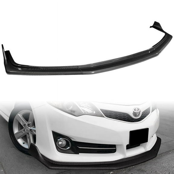 Stay Tuned Performance For 2012-2014 Toyota Camry SE Carbon Painted Front Bumper Lip Spoiler Splitter
