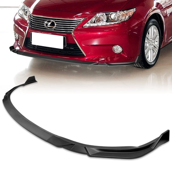 Stay Tuned Performance For 2013-2015 Lexus ES350 ES300h Matt Black Front Bumper Splitter Spoiler Lip