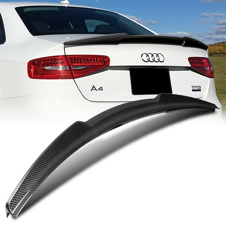 Stay Tuned Performance For 2013-2016 Audi A4 B8.5 Sedan V-Style Carbon  Fiber Rear Trunk Spoiler Wing
