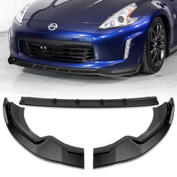 Stay Tuned Performance For 2013-2020 Nissan 370Z GT-Style Matt Black Front Bumper Splitter Spoiler Lip