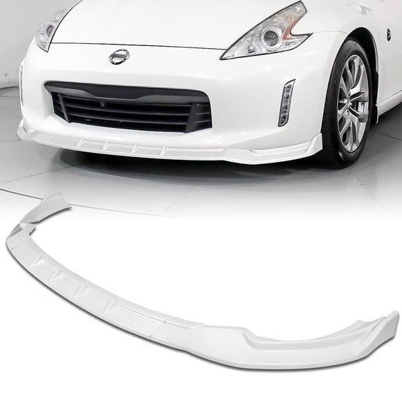 Stay Tuned Performance For 2013-2020 Nissan 370Z GT-Style Painted White Front Bumper Body Spoiler Lip
