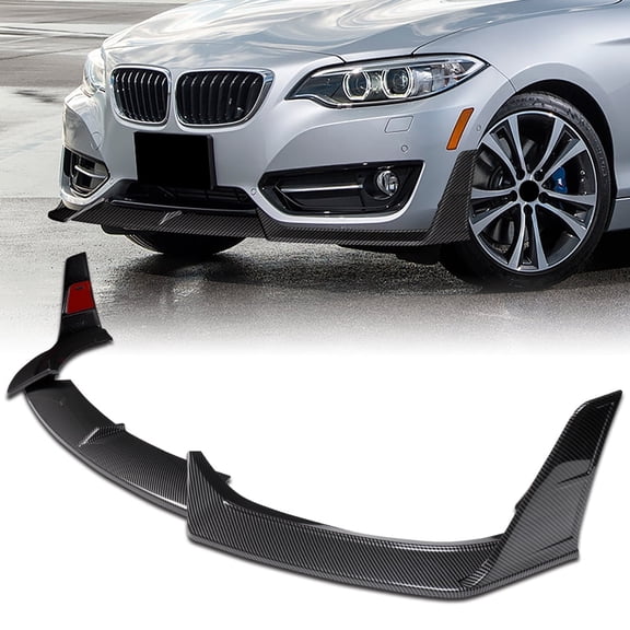 Stay Tuned Performance For 2014-2021 BMW 2-Series F22 F23 Base Carbon Painted Front Bumper Lip Spoiler STP-Style