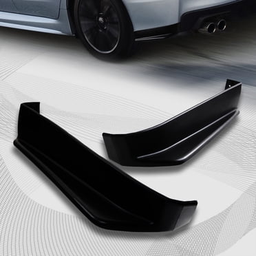 PU Rear Bumper Lip Aprons For 2015-2018 Subaru WRX STi – OE Style, Black, Unpainted