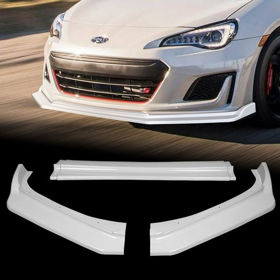 Stay Tuned Performance For 2017-2020 Subaru BRZ CS-Style Painted White Front Bumper Body Spoiler Lip