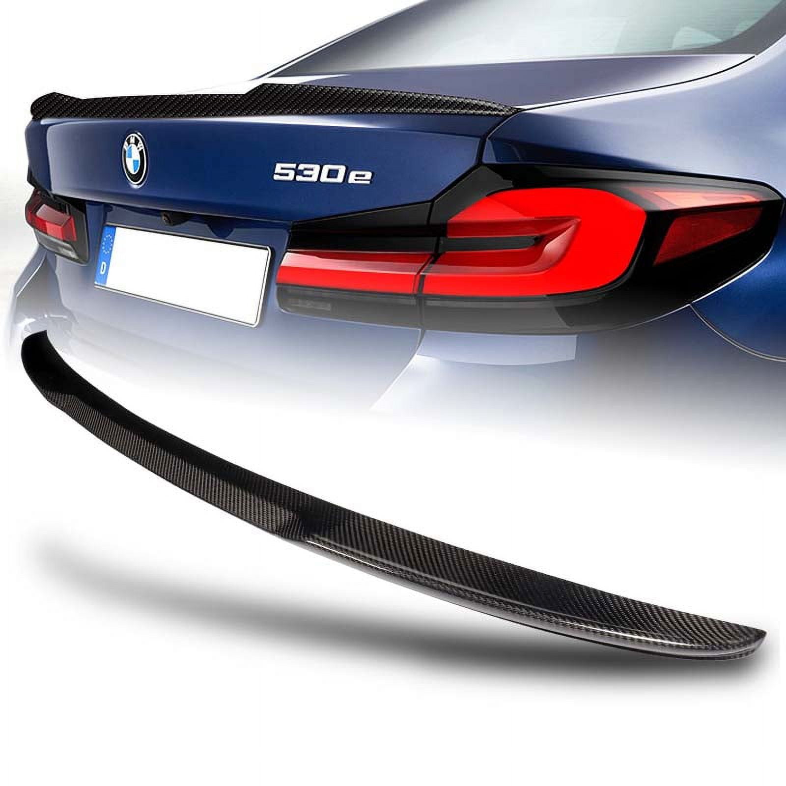 Stay Tuned Performance for 2017-2021 BMW 5-Series G30 V-Type Real Carbon Fiber Rear Trunk Spoiler Wing, Gray