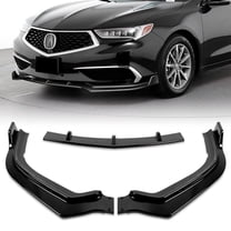 Stay Tuned Performance For 2018-2020 Acura TLX Painted BLK Front Bumper Splitter Spoiler Lip STP-Style