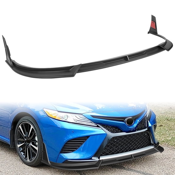 Stay Tuned Performance For 2018-2020 Toyota Camry SE XSE Matt Black Front Bumper Lip Splitter Spoiler STP-Style