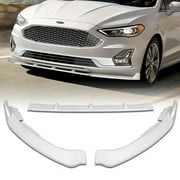 Stay Tuned Performance For 2019-2021 Ford Fusion Painted White Front Bumper Body Splitter Spoiler Lip