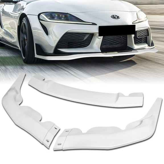 Stay Tuned Performance For 2019-2026 Toyota Supra A90 Painted White Front Bumper Splitter Spoiler Lip