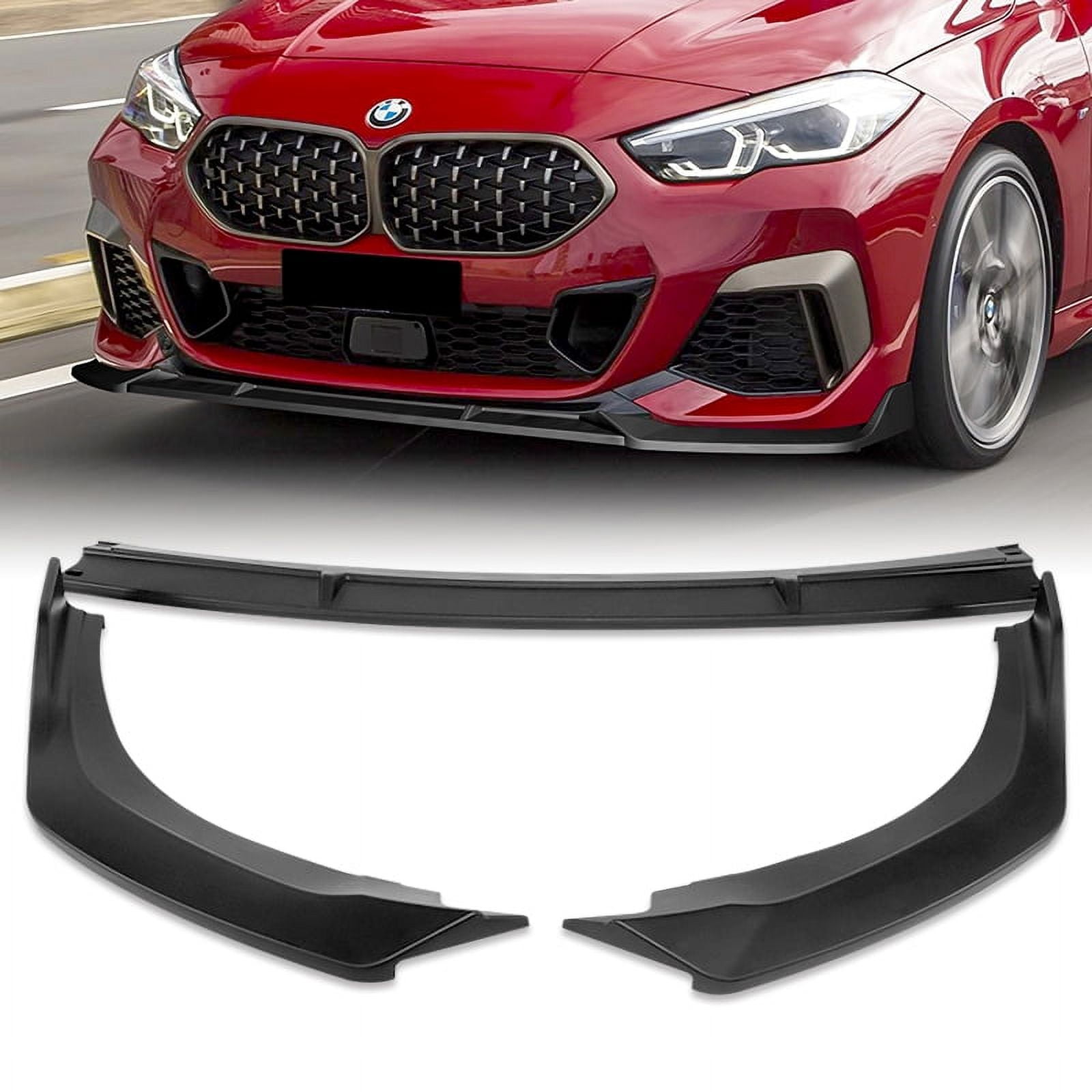Stay Tuned Performance Front Bumper Spoiler Splitter Lip For 2020-2022 Audi  A5 S5 S-Line Painted Black 