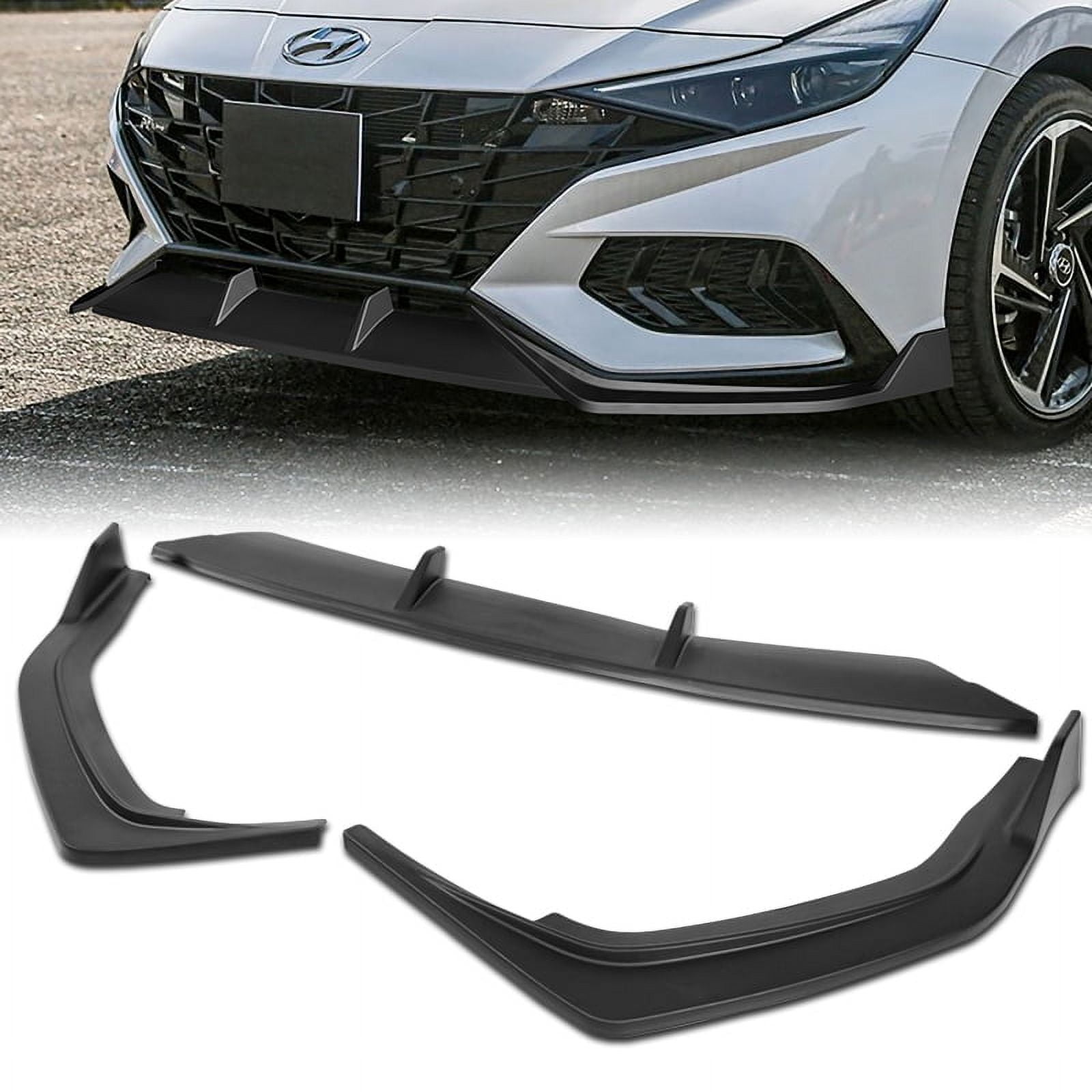 Splitter Stay Stay Tuned Performance For 2021-2023 Hyundai Elantra N-Line Black Front ...