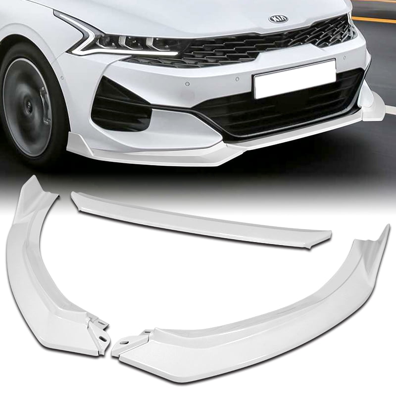 Stay Tuned Performance For 2021-2024 Kia K5 GT-Line Painted White Front Bumper Spoiler Lip STP-Style