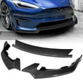 thumbnail image 1 of Stay Tuned Performance For 2021-2025 Tesla Model S Carbon Painted Front Bumper Spoiler Splitter Lip, 1 of 8