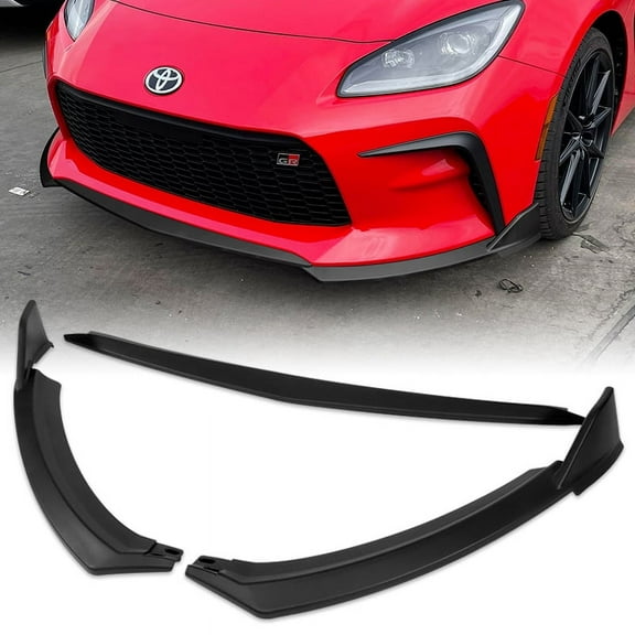 Stay Tuned Performance For 2022-2024 Toyota GR86 Matt Black Front Bumper Spoiler Splitter Lip ST-Style