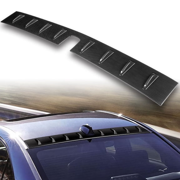 Stay Tuned Performance For 2022-2025 Subaru WRX Shark Fin Carbon Painted Vortex Rear Roof Spoiler Wing