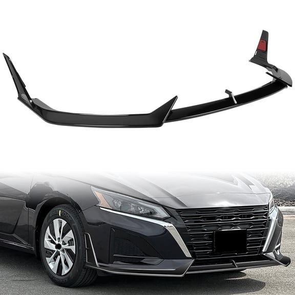 Stay Tuned Performance For 2023-2025 Nissan Altima Painted Black Front Bumper Lip Splitter Spoiler STP-Style