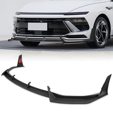 For 2021-2023 Hyundai Elantra N-Line Real Carbon Fiber Front Bumper Lip Spoiler