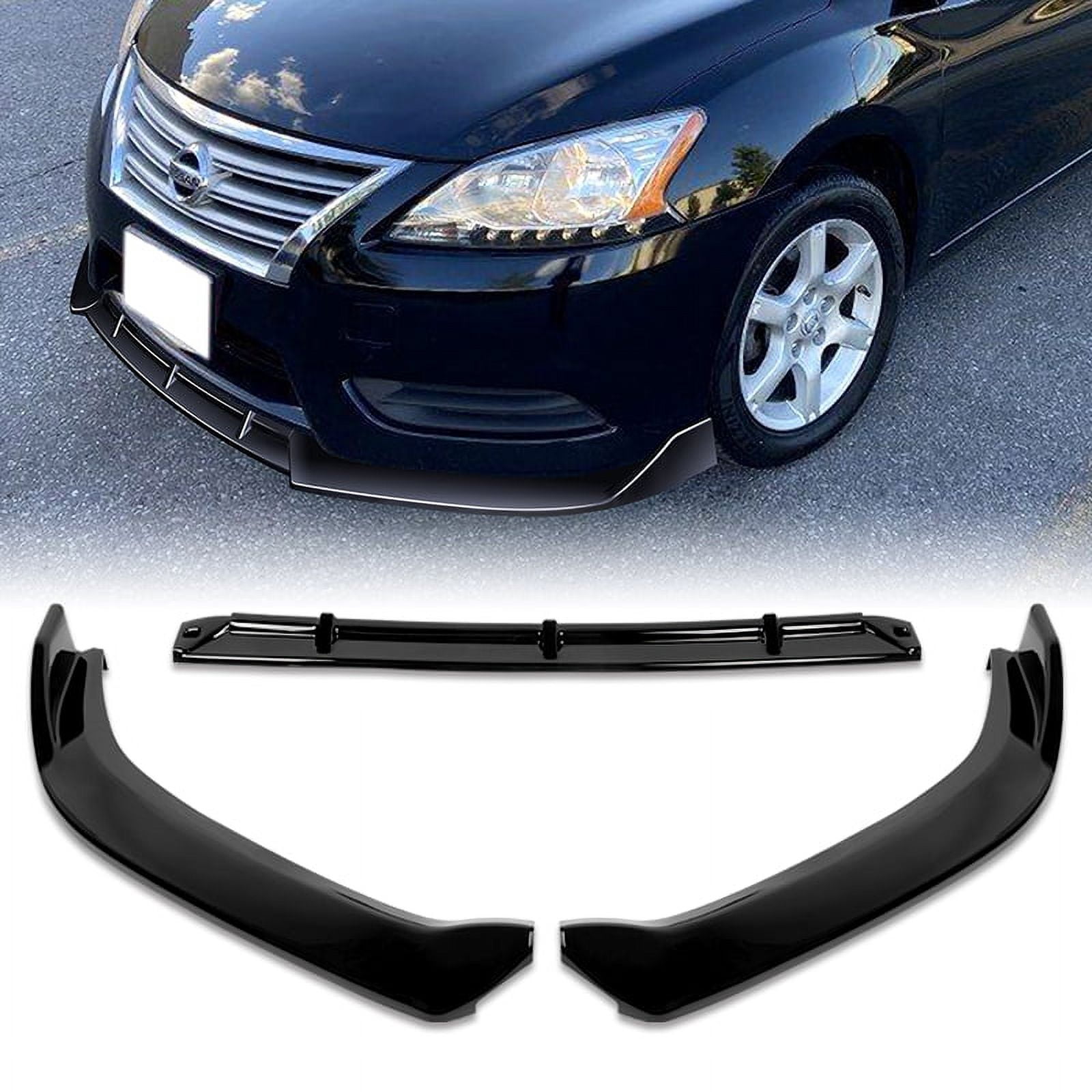 Painted Black Front Bumper Lip Splitter For 2016-2018 Nissan Altima Sedan – DTM