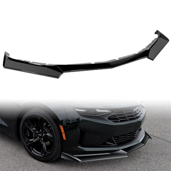 Stay Tuned Performance Front Bumper Body Spoiler Lip For 2016-2024 Chevy Camaro 1LE-Style Painted Black