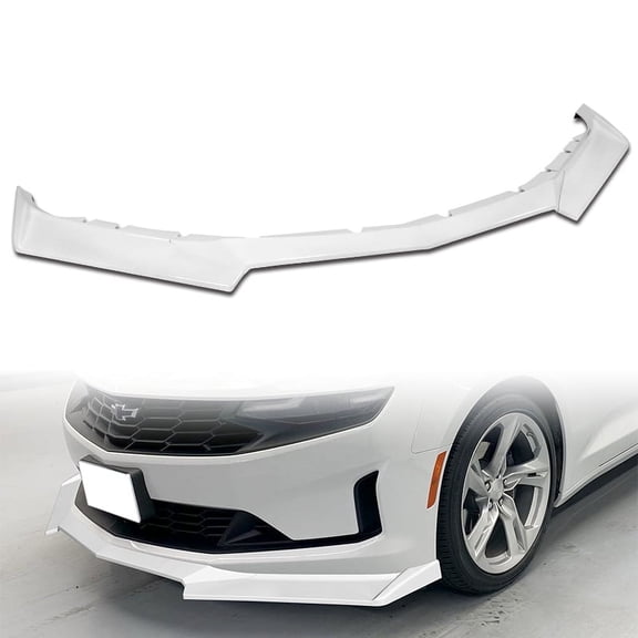Stay Tuned Performance Front Bumper Body Spoiler Lip For 2016-2024 Chevy Camaro 1LE-Style Painted White