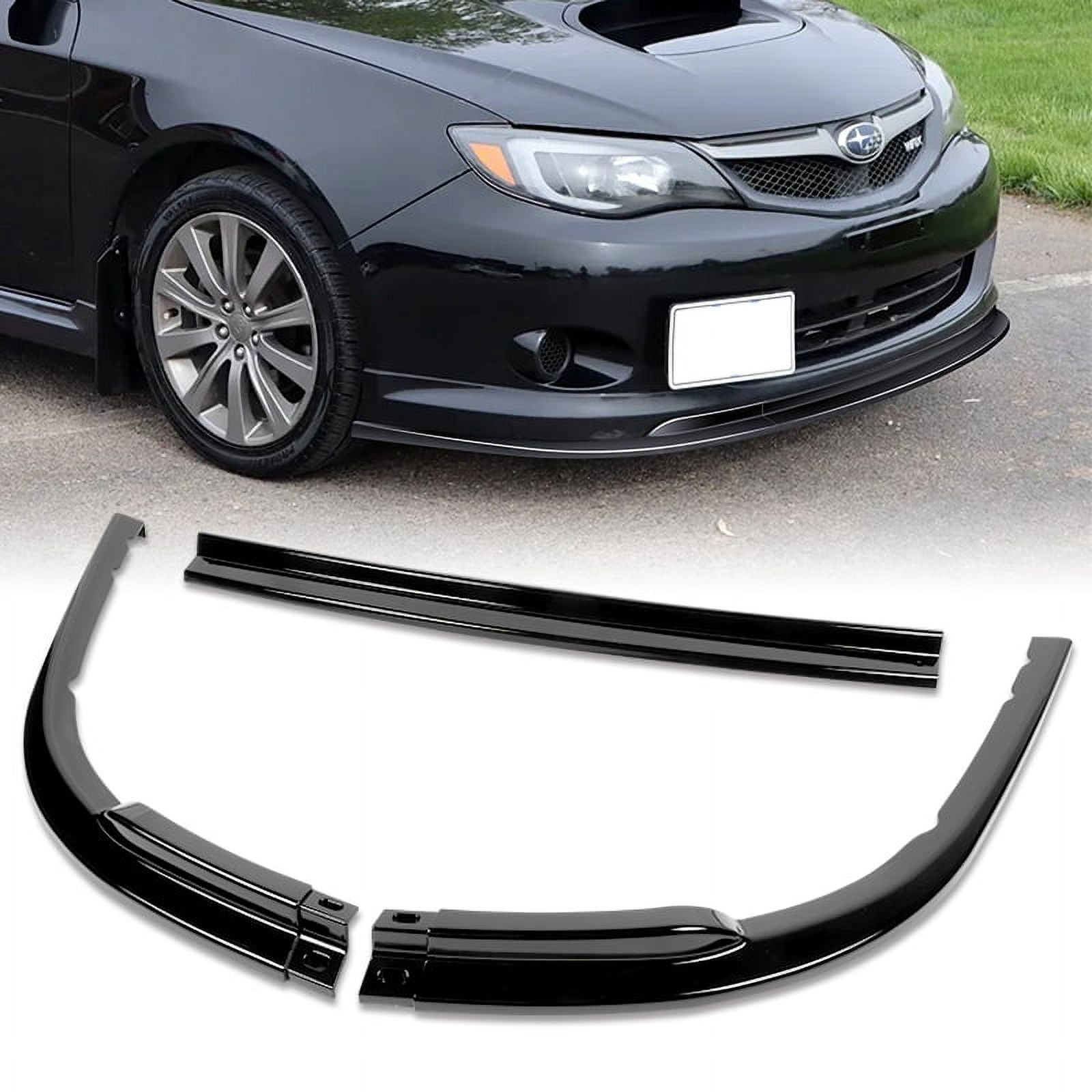 For 2020 2021 2022 Subaru Impreza CS-Style Unpainted Matt Black cheapest Front Bumper Spoiler Lip Body Kit