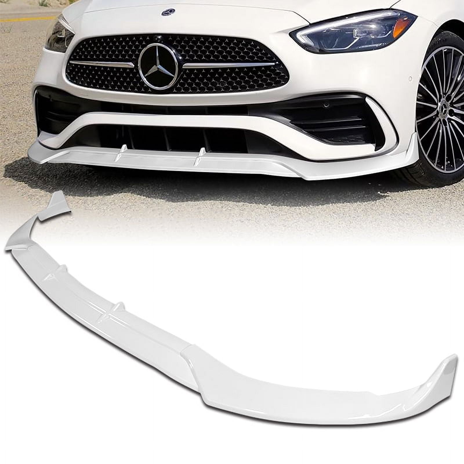 Stay Tuned Performance Front Bumper Lip For 2022-2023 Mercedes-Benz C-Class  W206 AMG Line Painted Black 