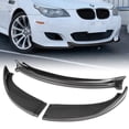 thumbnail image 1 of Stay Tuned Performance Front Bumper Splitter Spoiler Lip For 2006-2010 BMW E60 M5 H-Style Carbon Look, 1 of 5